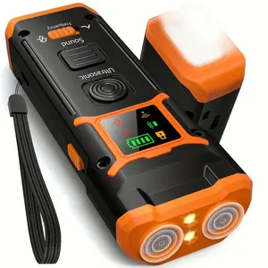 USB Rechargeable Anti-barking Device, HD Display & LED Flashlight Dog Training Bark Deterrent Device, Ultrasonic Stopper Alternative To Shock Collar