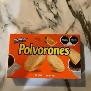 Polvorones cookies orange flavor