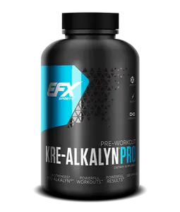 EFX SPORTS Kre-Alkalyn Pro Creatine Workout Supplement, Energy-Boosting Edible Capsules for Fitness Needs