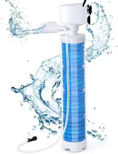 Submersible Aquarium Filter for 70-100 Gal, 4-Stages Sponge Fish Tank Filter with 13W Powerful Water Pump, 3-in-1 Multi-Function Filtration/Oxygenation/Circulation, 320GPH, Adjustable Flow