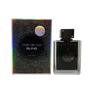 ARMAF Club de Nuit Bling for Men Eau de Parfum Spray, 2.5 Ounce Perfume Fragrance Amber Woody Vanilla