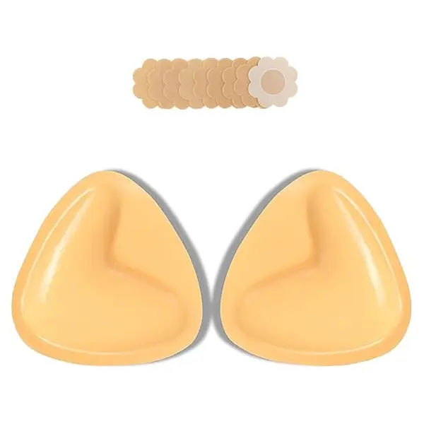 Women's Bra Accessories - Ultra Boost Double-Sided Adhesive Sticky Pads, Natural Fit Inserts for Sports Bras, Backless Swimsuits, Womens Dresses