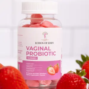 Echos of Eden Women's Probiotic Gummies – Strawberry Flavor Synbiotic Formula with Probiotics & Prebiotics for Feminine Balance, Digestive Comfort & Daily Wellness (60 Count)