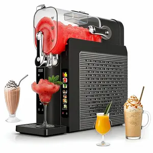 Household Slushie Machine - 54 oz Large Capacity, LED Display, 6 Preset mod, No Ice Needed, outdoor party, h yield,outdoor party   gift  , smart presets,one-touch dispensing, counter ice machine,maquina de barquilla,home user, snow cone maker