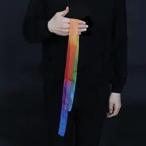 Magic Thumb Tip Silk Streamer – 3 Feet of Colorful Visual Magic! (streamer only)