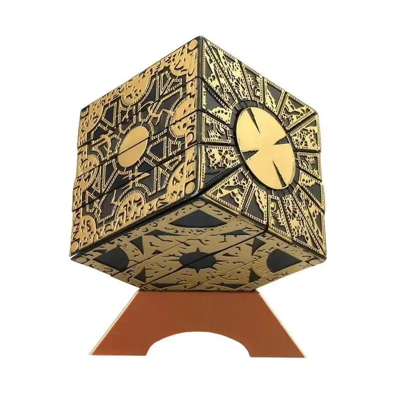 【Halloween Preview】 HellCube Detachable Puzzle BoxResin Model - Horror Movie-Inspired Pinhead Cosplay Prop,Intricate Decorative Collectible for Halloween Costumes,Display and Themed Parties (Suitable as a party gift)