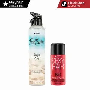 SexyHair Texture Surfer Girl Dry Texturizing Spray & Big Powder Play