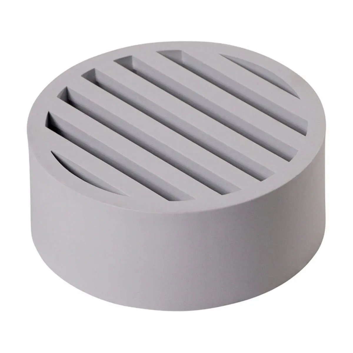 212 MAIN 4-in Round Plastic Drop-In Drain Grate - Drop-In Type Round Shape Cover for Corrugated Pipe, Residential Water Drainage & Storm Water Management (Pool, Deck Use)
