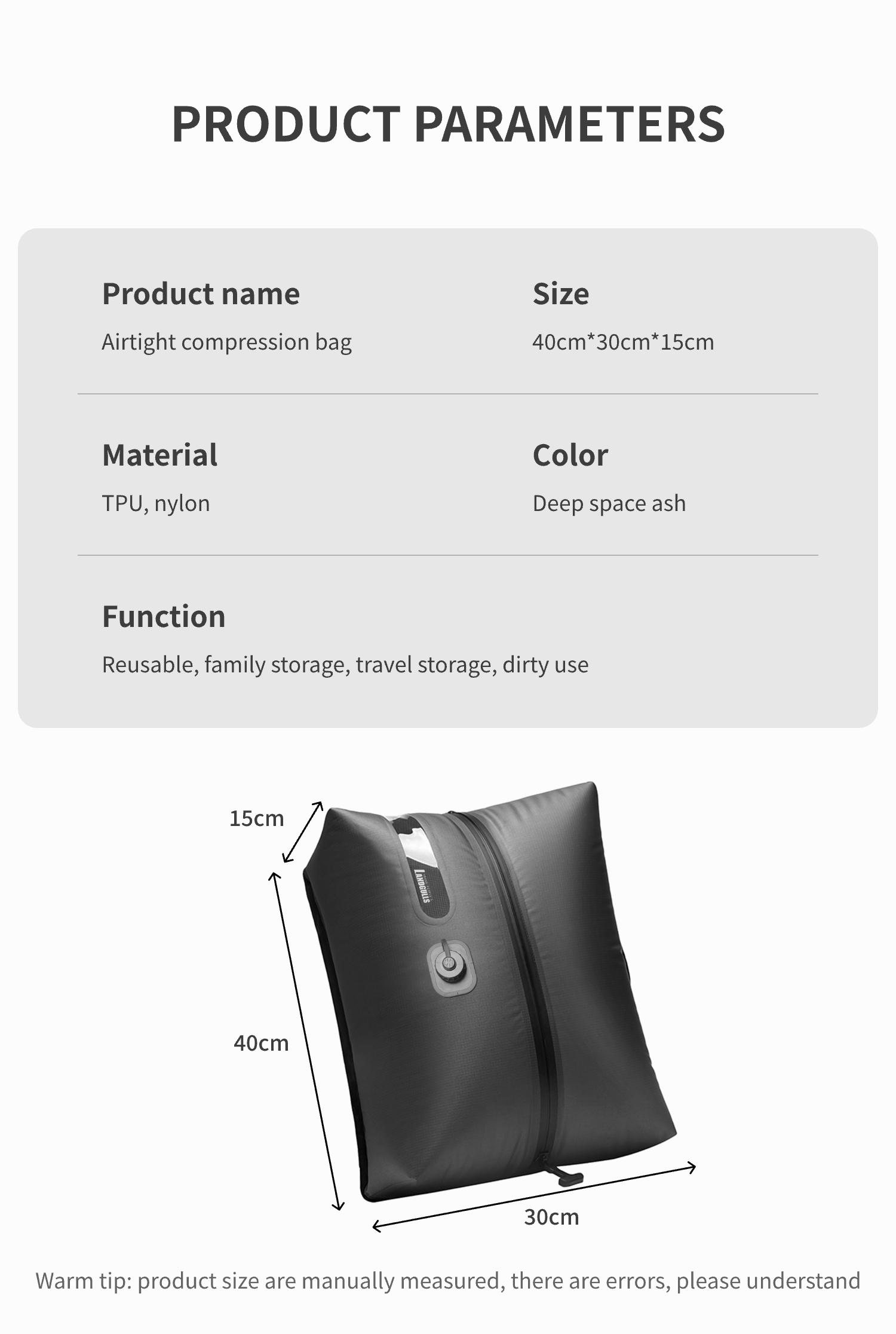 【CHAOFANJI】4-pack/Integrated vacuum bag/Automatic vacuum bag/Comes with rechargeable air pump/Travel compression bag