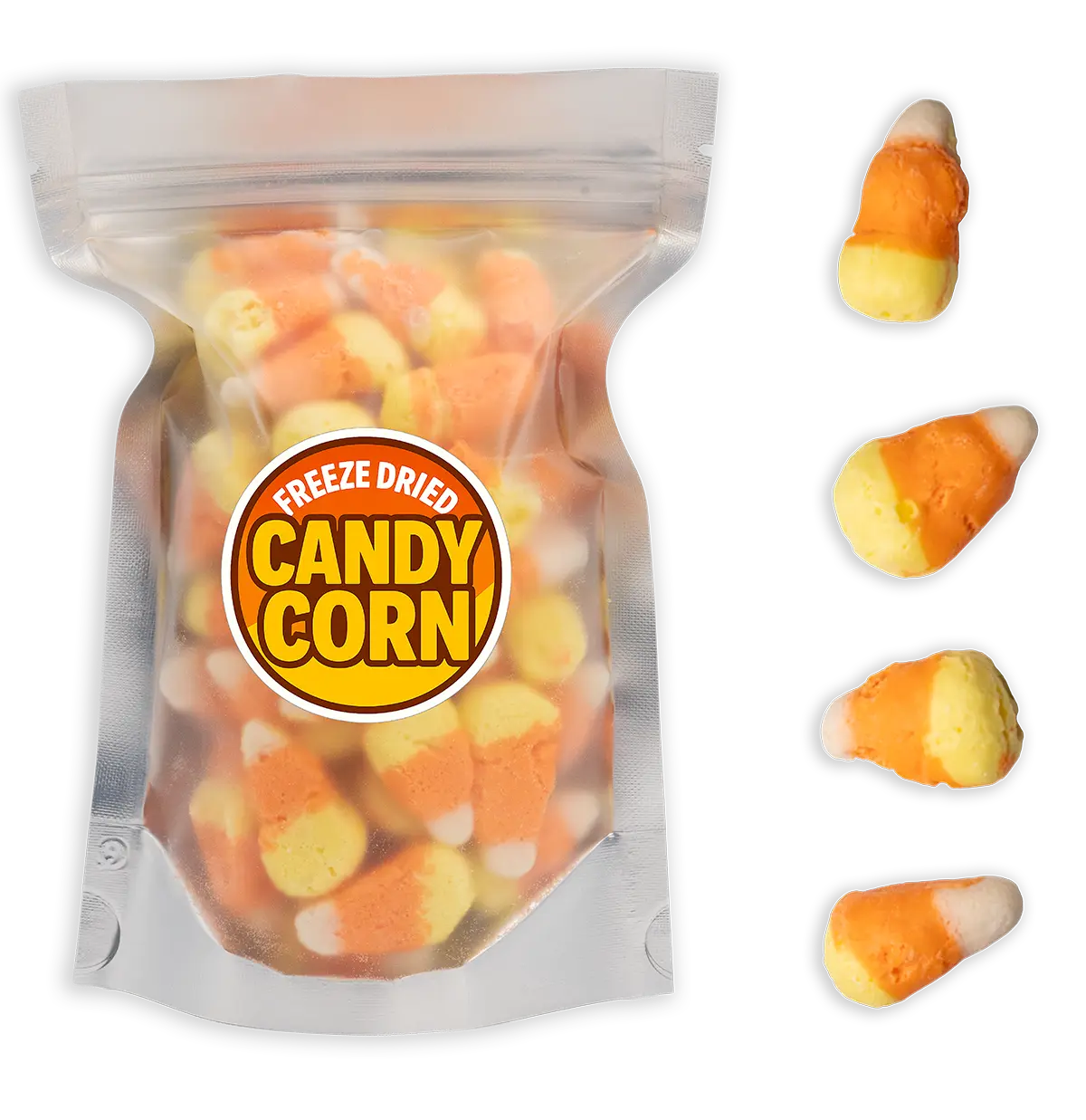 Freeze Dried Candy Corn - (Large Bag- 4oz) - Freeze Dried Candy - Ships Same Day!