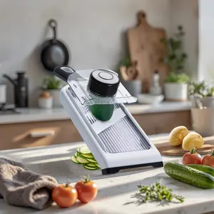 Multi Mandoline Food Slicer-Mandoline Slicer for Kitchen, potato slicer Potato Slicer,Vegetable Chopper,Carrot Slicer for Speedy Slicing of Fruits and Vegetables mandoline slicer for kitchen