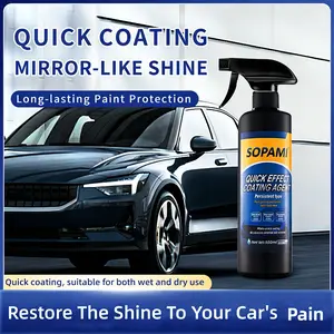 SOPAMI Car Coating Spray-Advanced Automobile Coating With Dust -Proof and Glazing Effects -Long Lasting Car Paint Waxing Solution Enhances gloss