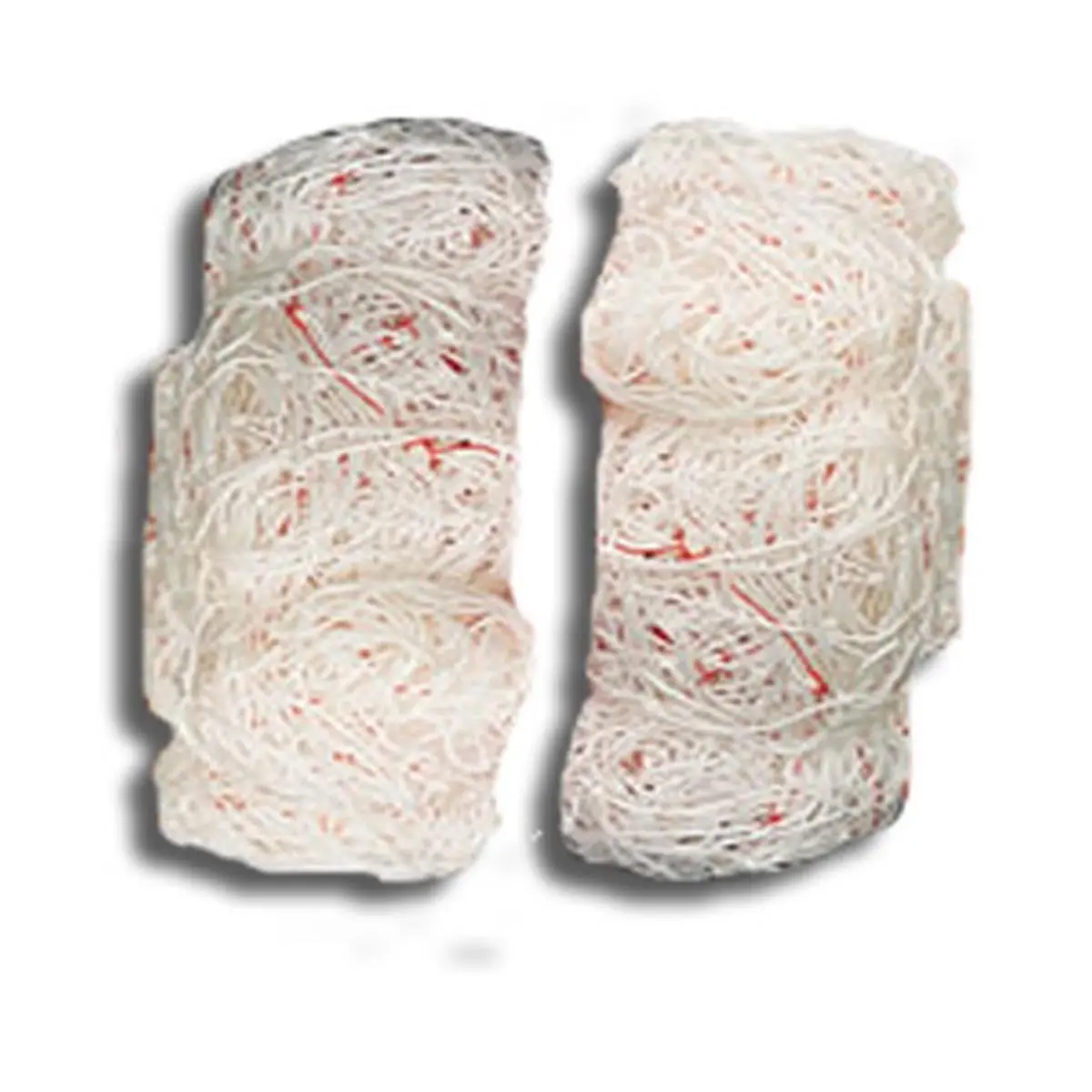 Jaypro Sports Soccer Goal Nets, 2-Pack, 4mm Braided White Square Mesh for Official 8' x 24' Goals, Soccer Goal Net, Football Nets