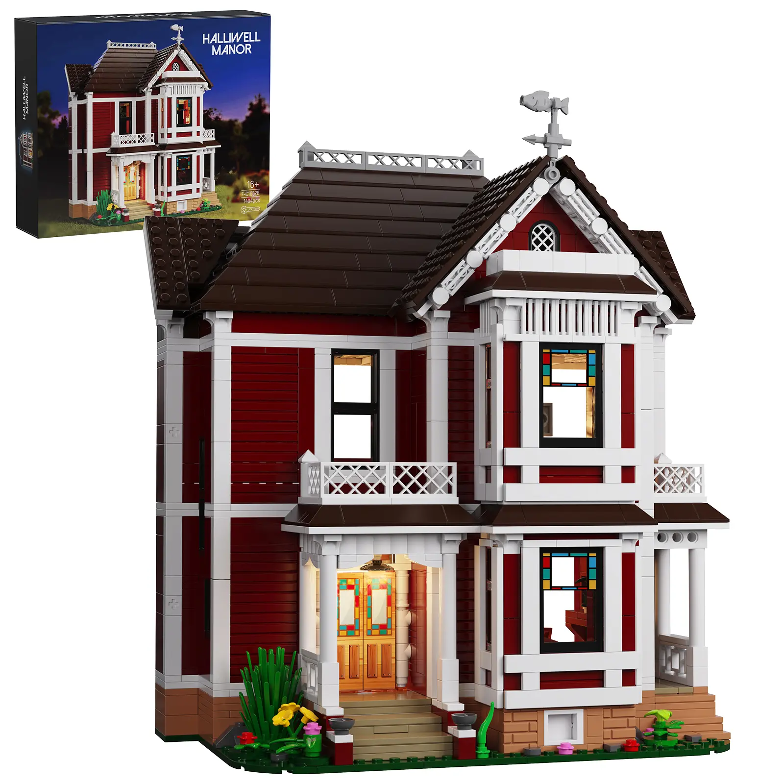 Enchanted House Building Set, Fantasy Cottage Architectural Model Kit for Adults, Magical Storybook Home Collectible Display Decor Gift