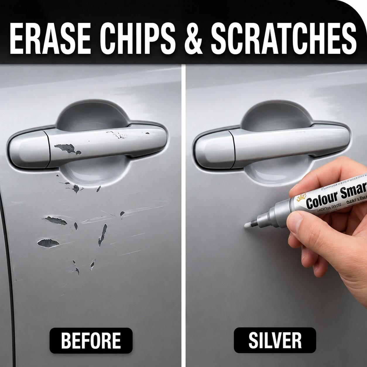 Professional Gloss Black Car Paint Pen - Auto Repair Supplies, Magic Pen for Scratches, Universal for All Models, Quick Permanent Fix Scratch Repair Tool, Automotive Maintenance Tools, Cars Accessories