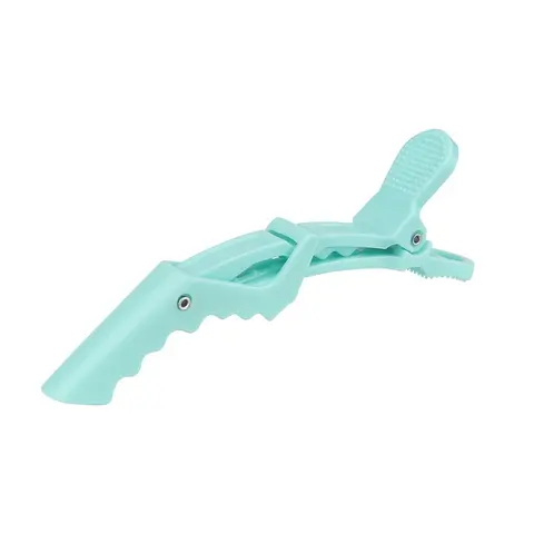 1 PCS Hair Clips  Non-slip Grip Clips for Hair Cutting, Durable Women Professional Plastic Salon Hairclip with Wide Teeth & Double-Hinged Design(Random color）
