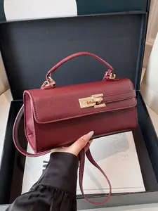 Spring New Fashion Elegant Handbag, High-Quality Simple Shoulder Bag, Stylish and Sophisticated Design, Perfect for Daily Use, Fashionable Shoulder Bag