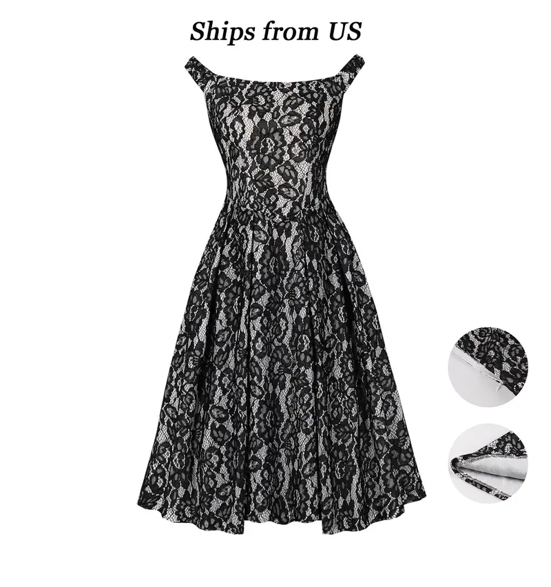 black floral lace dress - TikTok Shop black floral lace dress - TikTok Shop