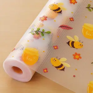 Shelf Liner – Non-Slip Cabinet & Drawer Liner for Kitchen – Non-Adhesive Waterproof Shelf Paper with Modern Pattern – Durable EVA Cabinet Mat – Easy to Cut