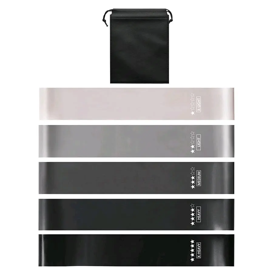 Resistance Exercise Bands- Set of 5