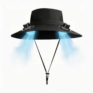 Solar Fan Hat – Ultimate Sun Protection with Built-In Fan! Stay Cool with Dual Power Supply, USB Rechargeable, Anti-Mosquito & Dustproof Features. Perfect for Outdoor Work, Fishing, Hiking, and Summer Adventures