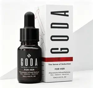 GODA Pheromones Perfume 15ml, Original Women's Fragrance, Enchanting Scent with Jasmine & Rose, Long-Lasting Aroma, Vegan & Cruelty-Free Formula, Portable Elegant Perfume for Daily Use & Dating