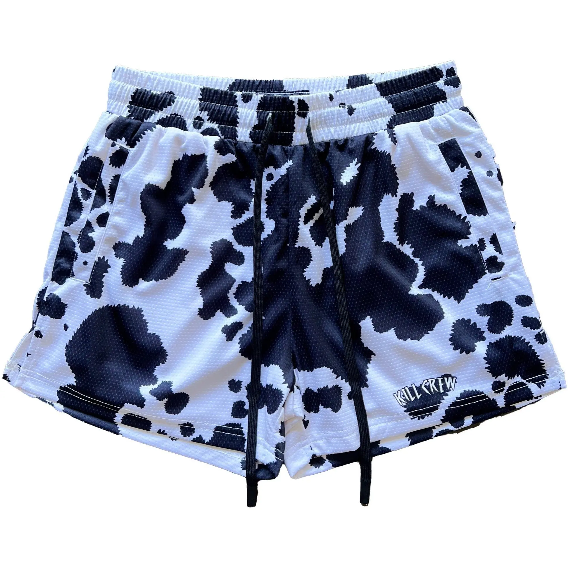 Kill Crew Moo Thai Shorts Mid Thigh Cut, Athletic, Training Gear Breathable Workout