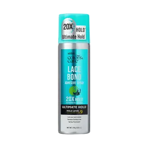 Kiss Colors & Care Lace Bond Spray | Ultimate Hold, Wig Adhesive Spray, Wig Glue, 6 oz, Hair Care