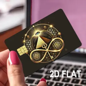 Elegant PVC Credit Card Sticker Set, Durable Textured Design, Distinct Patterns, Perfect Gift for Him & Her, Ideal for Small Chip Cards