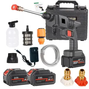 Easy Practical - Cordless Pressure Washer and Single Port Charger Base, Bottle Protable Washer For Car, Home Cleaning & Garden Watering - Cleaning Tool!