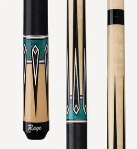 McDermott Cues Blue River Rage Billiards Cue Stick - Maple Wood Construction, Controlled Grip, Fiber Ferrule