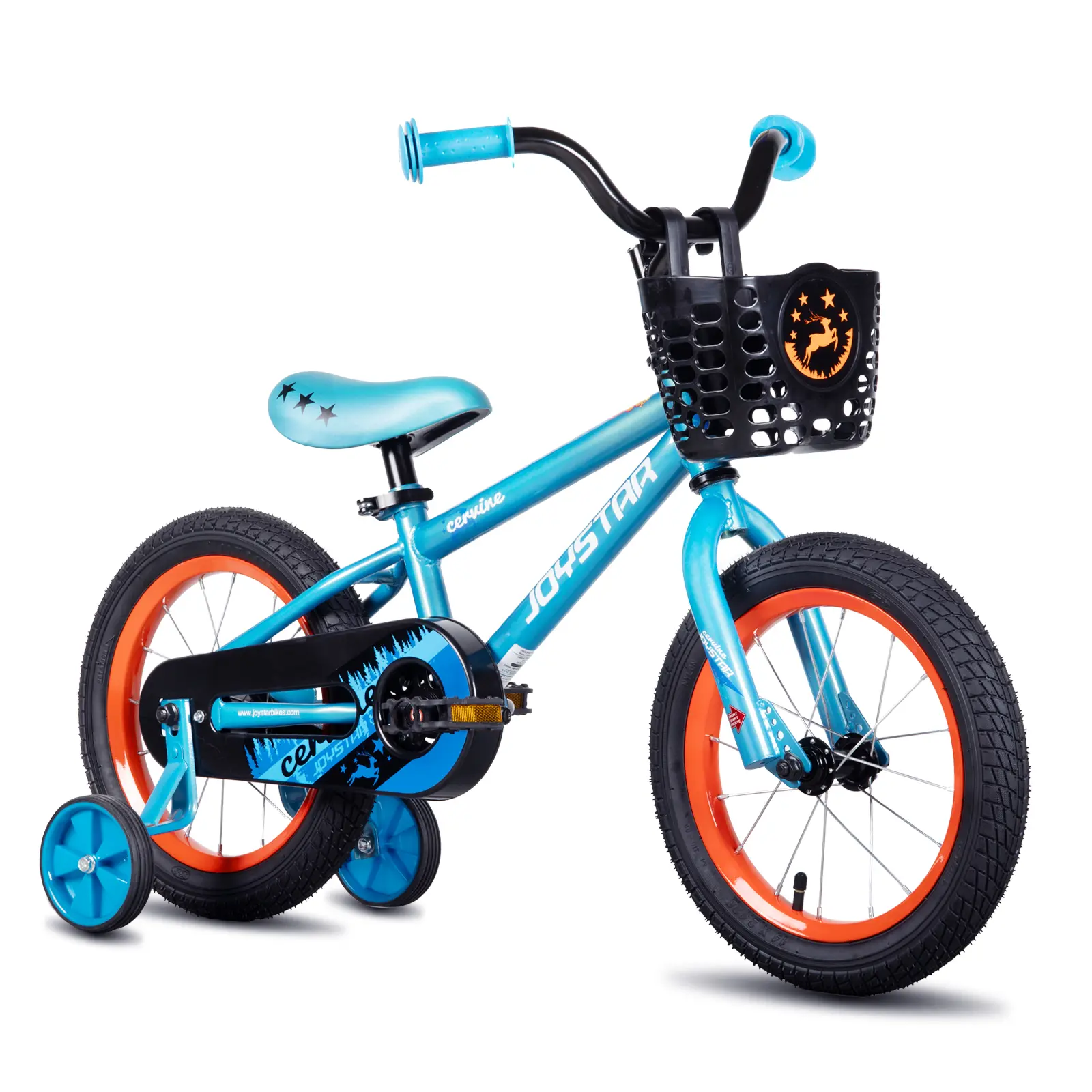 JOYSTAR Cervine Kids Bike for Boys & Girls - 10/12/14/16 in Sizes, Toddler Training Bicycle with Training Wheels, Grows with Them, Perfect Birthday Gift for Ages 2-7, Multiple Colors, Camping Essential