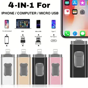 USB 3.0 Flash Drive 64GB/128GB/256GB/512GB/1TB, FastData Transfer Memory Stick for iPhones & Type-C & Android Phones, Photo Stick Thumb Drive Pen Drive Memoria Portátil, USB Storage, Perfect for Photos & Videos