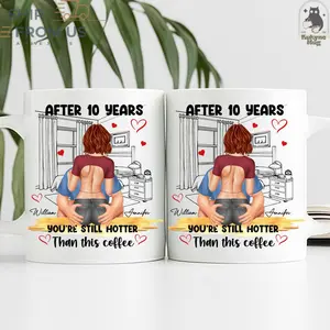 Romantic Personalized Couple Mug with Custom Names, Funny Love Quote Coffee Mug, Ceramic Accent 11oz 15oz, Anniversary Gift for Boyfriend Girlfriend, Valentine Couple Gift, Cozy Relationship Mug