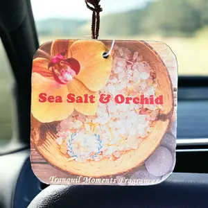 Sea Salt & Orchid Car Freshener