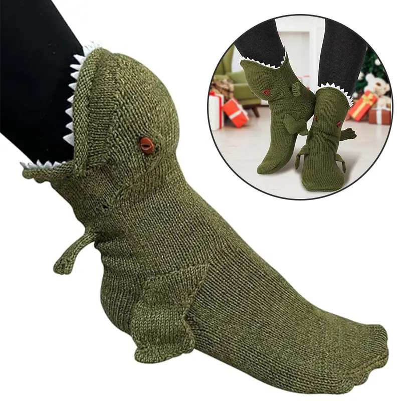 Silly Socks Fun Knit Animal Socks Winter Warm Floor Socks Creative Gift for Friends Unisex Socks Christmas Holiday Gift Womenswear Bridal Ultra Soft Cotton Blend