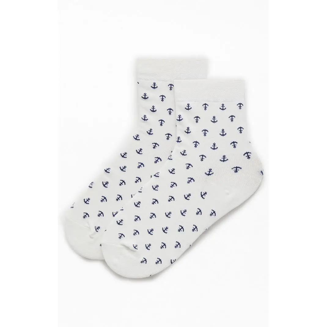 John Galt Women's Anchor Ankle Socks John Galt Women's Anchor Ankle Socks