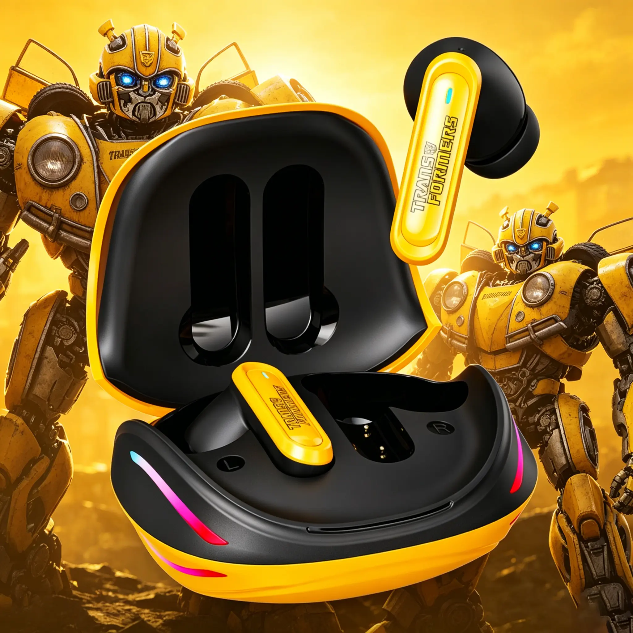 TRANSFORMERS TF-T10 Pro Comfy Earbuds Bluetooth 6.0 Earphones Headset with ENC 13mm Drivers for Clear Calls Secure Fit In-ear Design Music Gaming Modes Noise Cancellation Daily Commute Headphones Wireless tiktokshopspringglowup