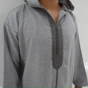 Moroccan Thobe Winter Style - Versatile Design for Versatile Wear, Lightweight Fabric, Ideal for Cold Weather