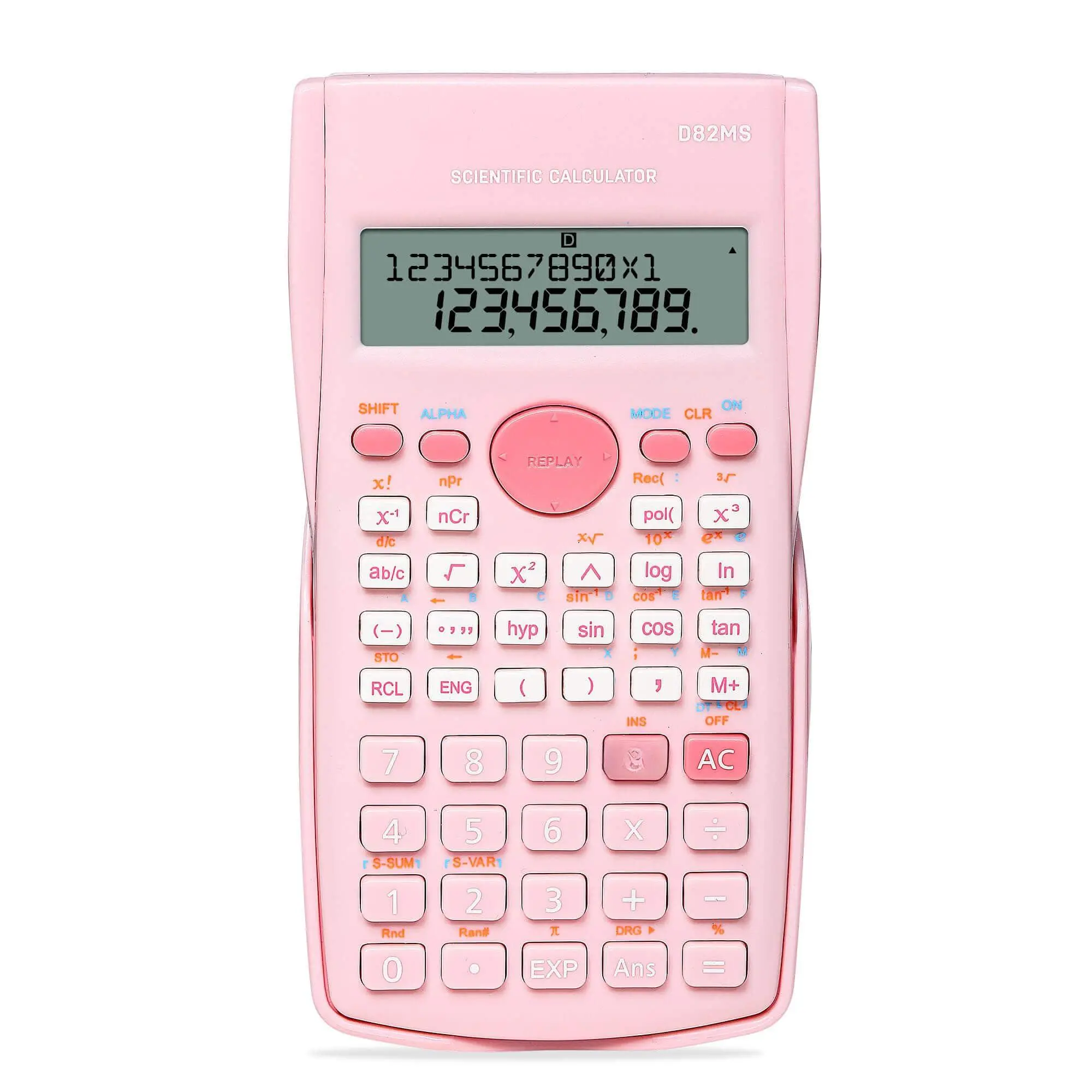 Pink Scientific Calculator  2 Line Cute Math For Students Algebra Geometry Basic Caculator Middle And High School College Supplies Small