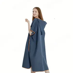 Quick-Dry Microfiber Surf Poncho Towel, Adult Beach Robe & Replacement Towel, Super Soft and Absorbent, Size Fits Most, Travel Pool Camping, Universal Fit Towel, Versatile Towel, Quick Drying Towel
