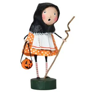 Baba Yaga Halloween Figurine by Lori Mitchell