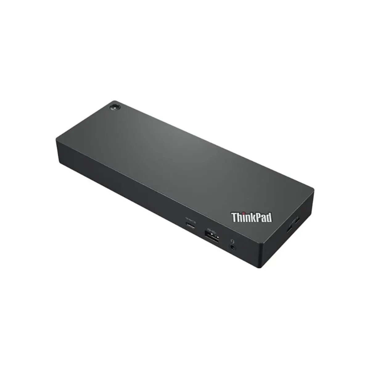 Lenovo 4 Workstation Thunderbolt Dock - USB Type-C/Thunderbolt Host Port, 2 DP Ports, 1 3.5mm Audio Combo Jack, DC-In, Transfer Data at 40Gbps, Silent Firmware Upgrades, Max Displays Support, 2.05 lbs