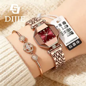 Swiss quartz women's wristwatch, automatic waterproof, fashionable, business, light luxury, new style authentic ladies' watch