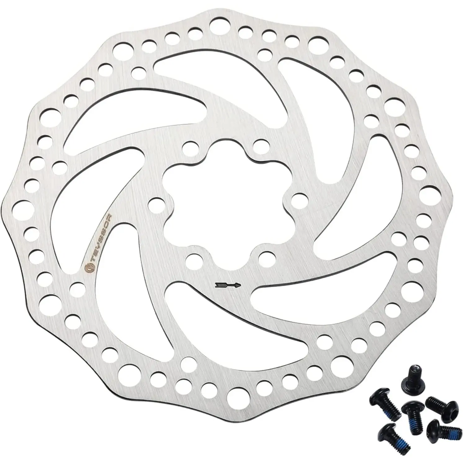 140mm 160mm 180mm 203mm  Disc  Rotor with 6  Fit for Road  Mountain  BMX MTB