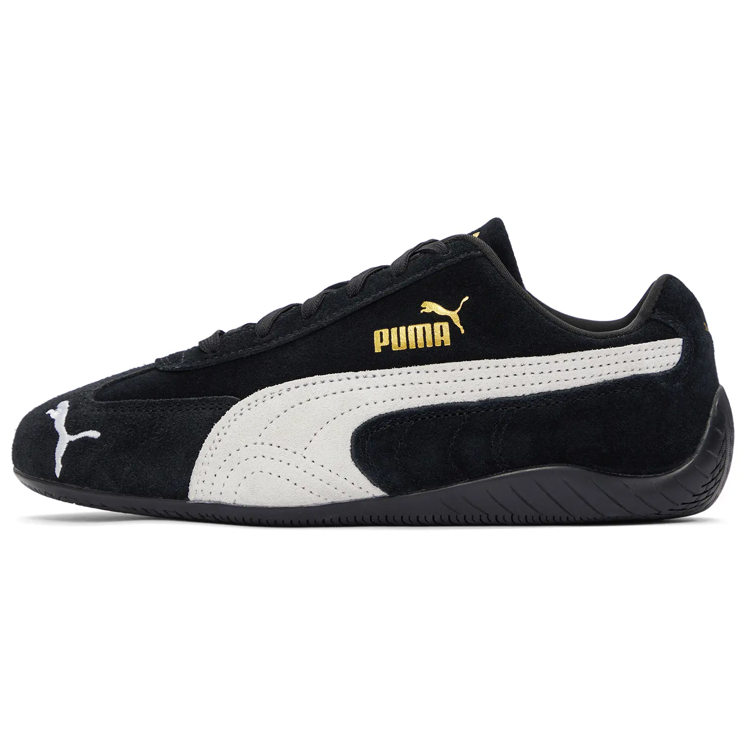 Puma Speedcat OG 'Black White' Classic Leather Driving Shoes, Casual Wear Sports Sneakers