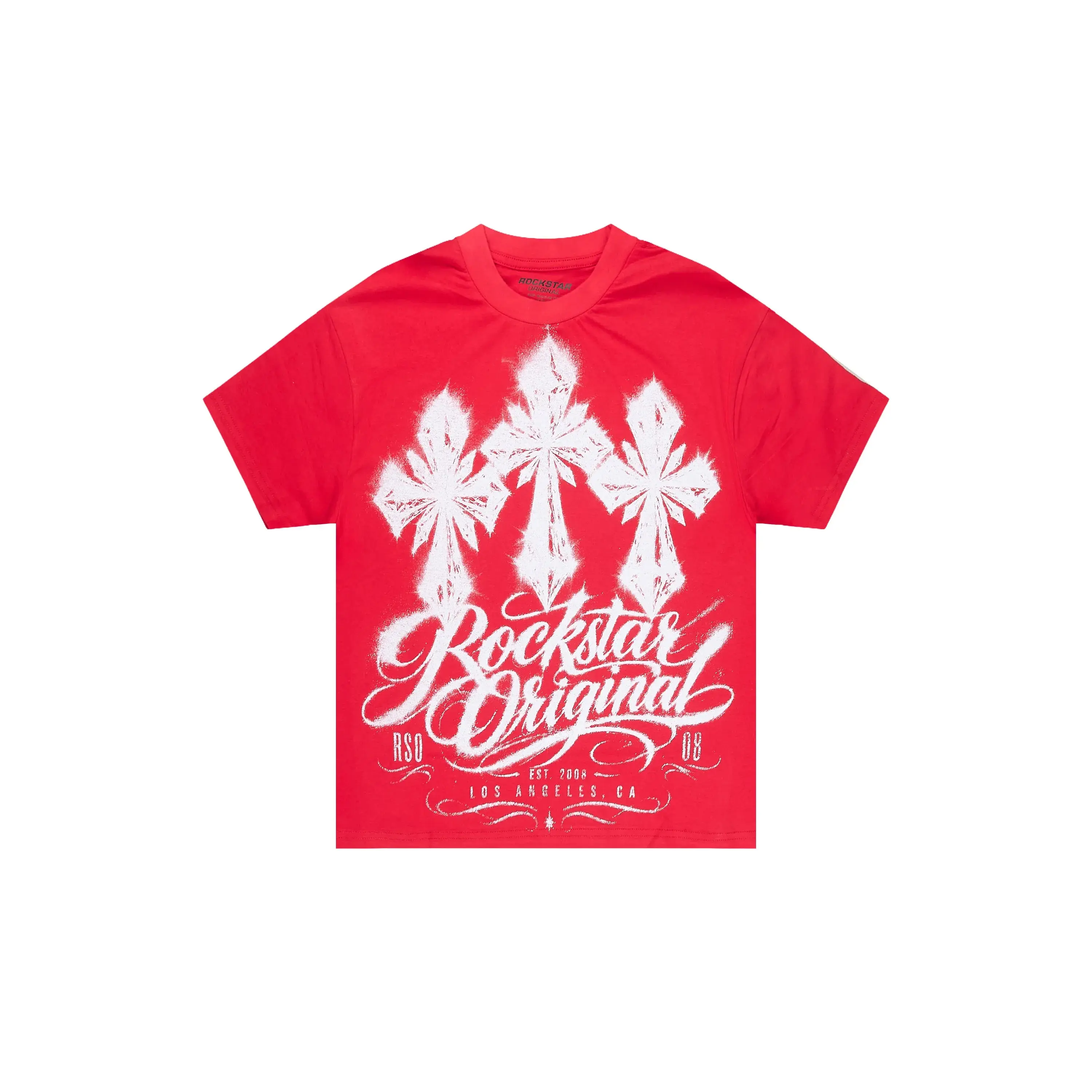 Boys Caltrop Red Graphic T-Shirt