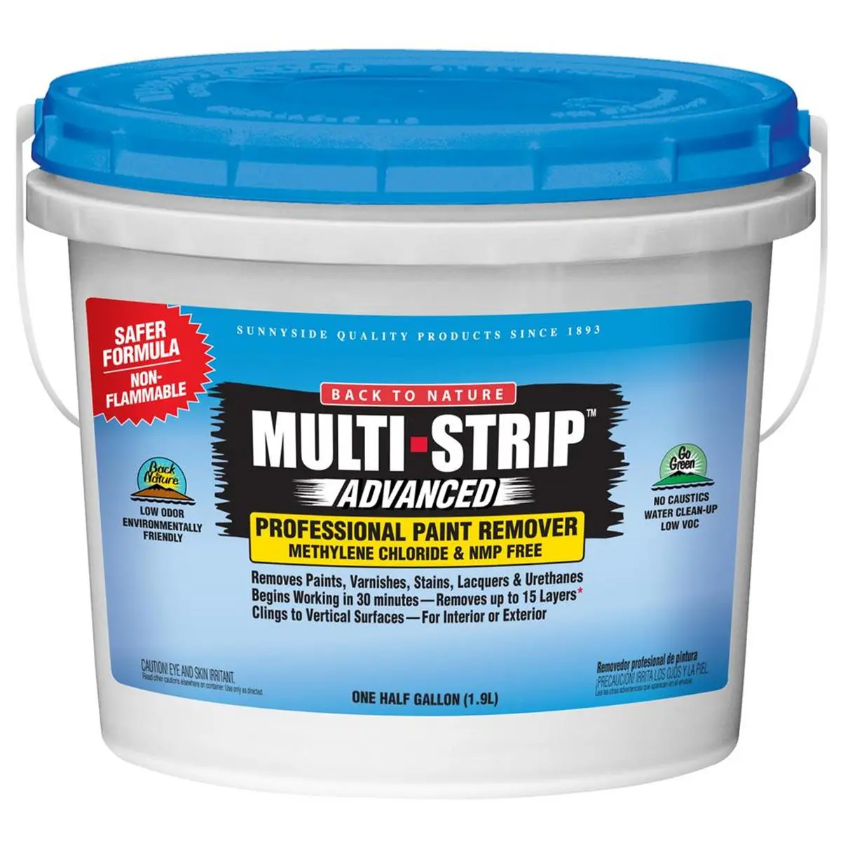 212 MAIN Sunnyside 248830 0.5 gal Strip Remover, Layer Stripping, Odorless Paint Removal Tool for Automotive & Motorcycle Paint Care