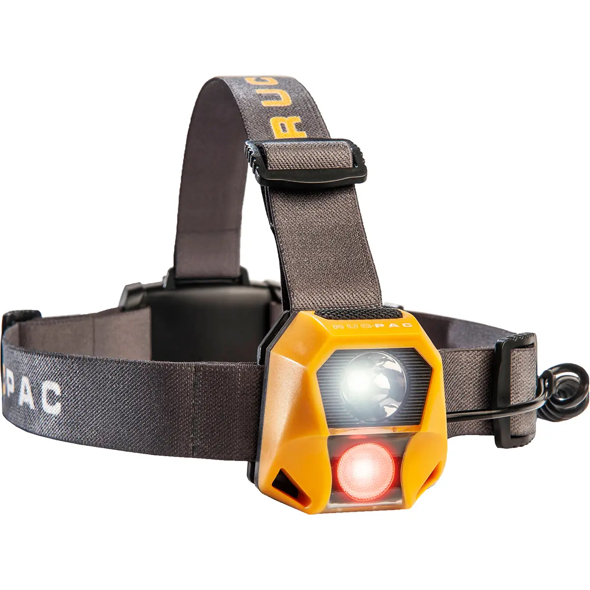 RucPac Professional Tech LED Headlamp, 300 Lumens, 3 AAA Battery Power