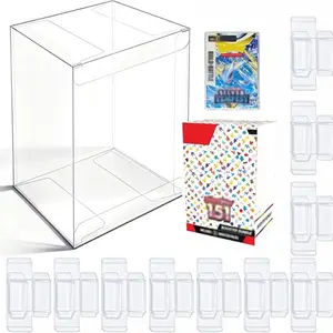 Pet Display Box for Tcg 151 Booster Bundle, Elite Trainer Card Holder, Perfect for Card Collection Enthusiasts, Collectible Storage Case, Card Hobby Box